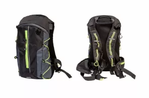 Рюкзак QIJIAN BAGS B-300 44х26х9cm черно-серо-зеленый