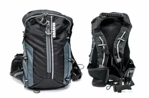 Рюкзак QIJIAN BAGS B-300 44х26х9cm черно-серый