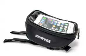 Велосумка с отделением под смартфон черный BRAVVOS CT-002