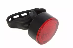 Ліхтар габаритный задний (круглый ободок) BC-TL5541A червоний LED, USB (червоний)