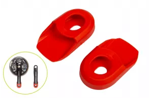 chainwheel crank protector PVC red