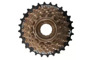 frewheel 7-sp SHIMANO TZ-500 14-28T brown 
