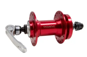 front hub AL 36H for disc SHUNFENG SF-A217F red sealed bearings with QR