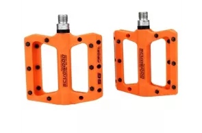 pedal MTB ScudGood nylon with metal spikes sealed bearings orange